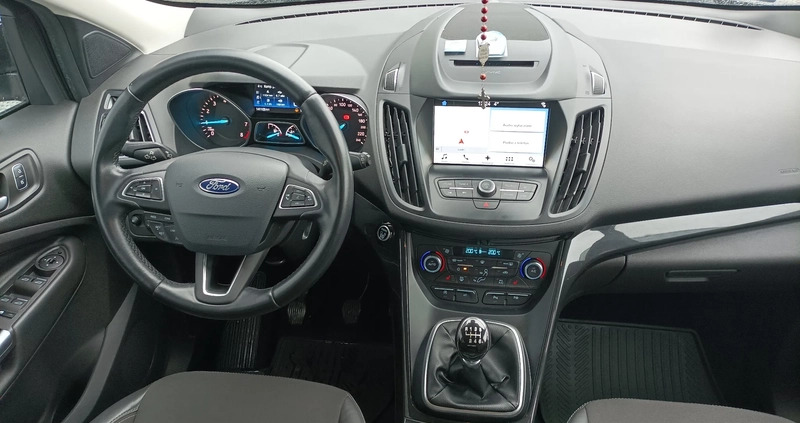 Ford Kuga cena 84900 przebieg: 141100, rok produkcji 2018 z Biała Podlaska małe 379